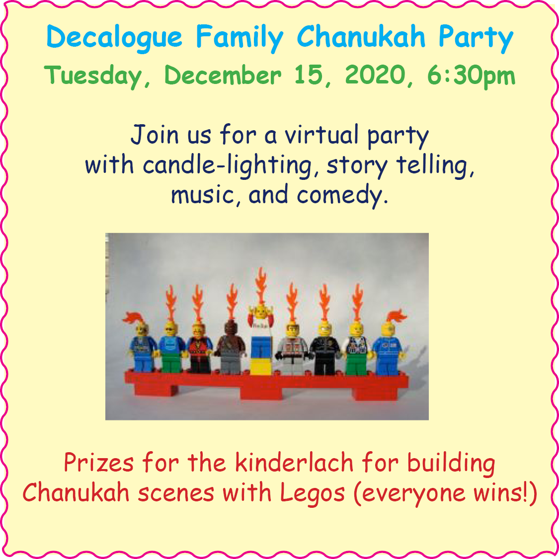 Decalogue Family Chanukah Party