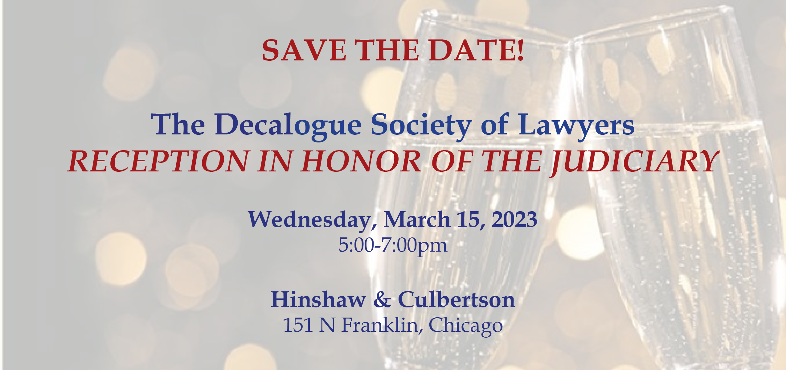 2023 Judicial Reception Save the Date